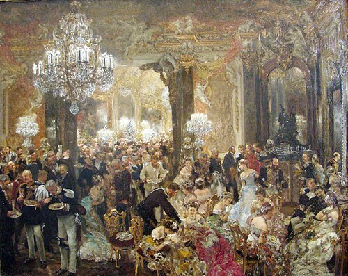 舞踏会での晩餐、1878年