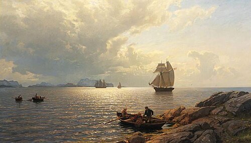 ハンス・グード、オスロフィヨルドへの航海、1872年