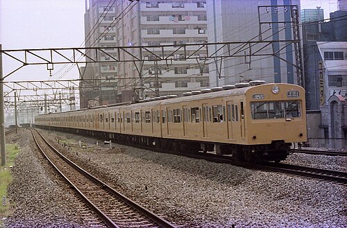 1978年8月の中央・総武線101系電車