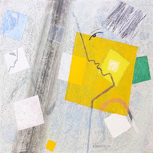 ベス、70cm×70cm、油彩、キャンバス、2014年