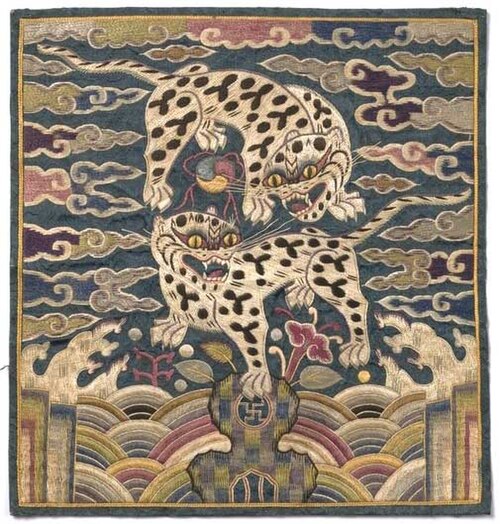 韓国軍の階級章、1850年～1900年、ヴィクトリア＆アルバート博物館所蔵（番号：FE.272-1995）