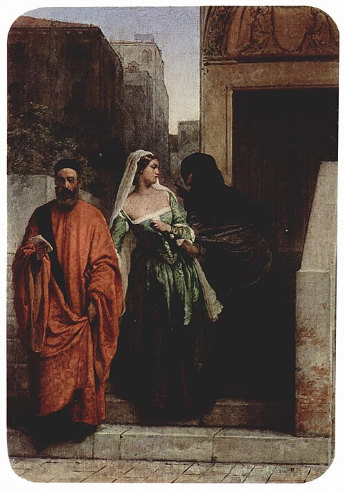 ライバルの復讐（ヴェネツィアの女）（1853年）