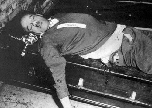 フリッツ・ザウケルの遺体