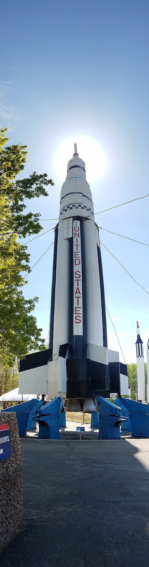 SA-D5、米国宇宙ロケットセンターにて、2017年。