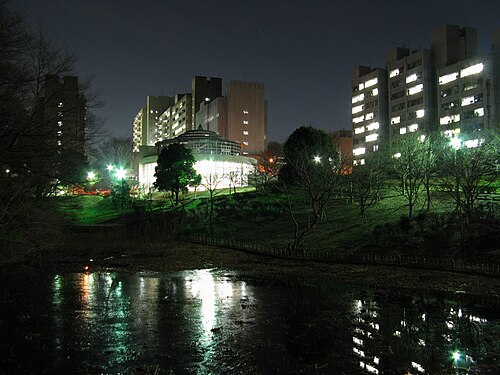 夜の鈴掛台キャンパス