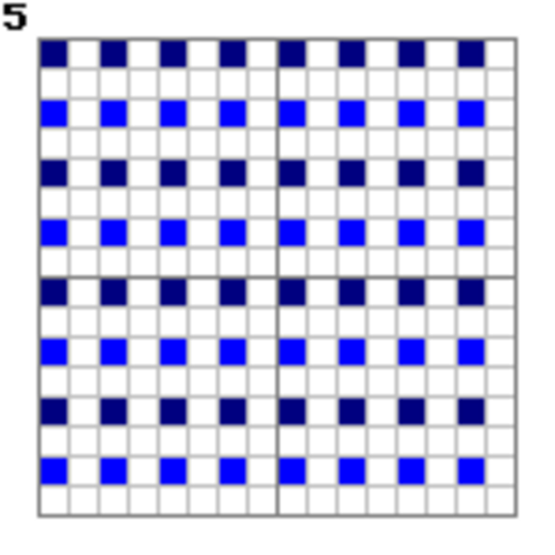 パス5、1/4 = 25%