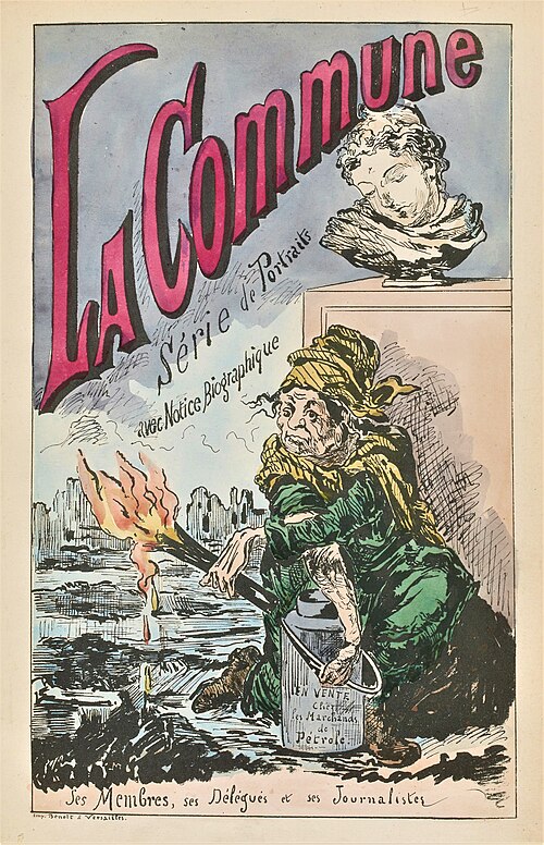 ラ・コミューン: 肖像画シリーズ、伝記、パリ、モルドレット、1871 年。フランス国立図書館