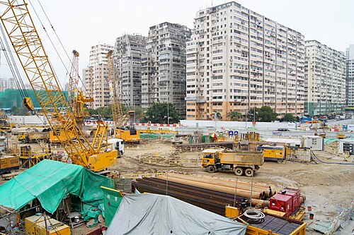 2011年の建設現場の様子