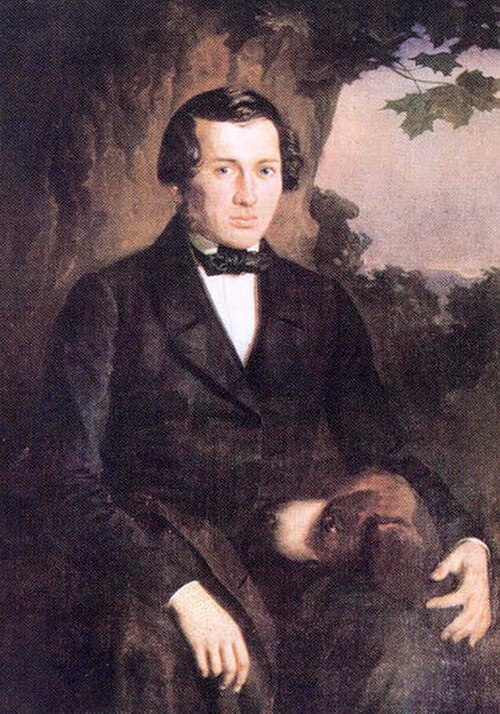 アポロン・モクリツキー作「エフヘン・フレビンカの肖像」（1841年）