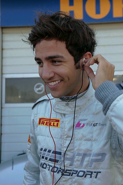 2014年の元HTPモータースポーツのドライバー、アロン・デイ。