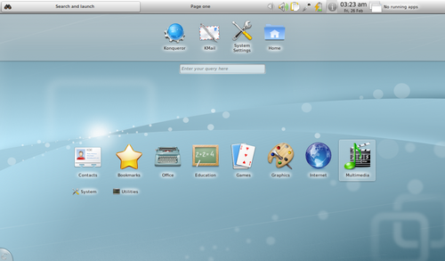 Kubuntu 10.04 LTS ネットブック版