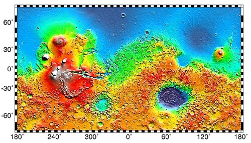 火星の地図