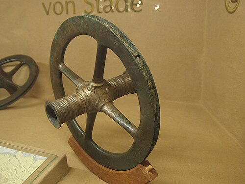ドイツのシュターデの青銅の車輪、紀元前 1000 年頃