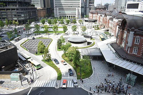 2019年の東京駅丸の内駅前広場