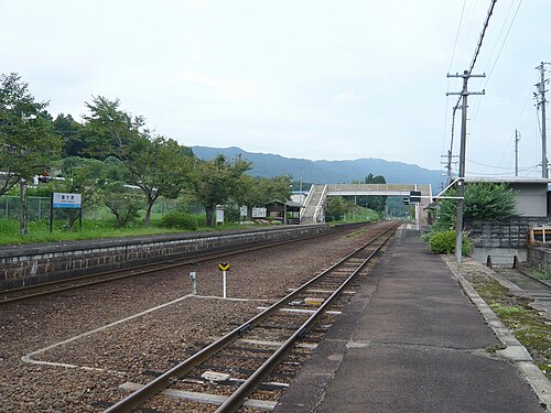 島ヶ原駅ホーム