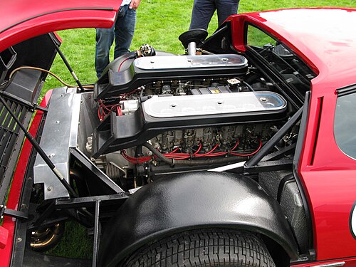 BB 512に搭載されたF102 Bエンジン。