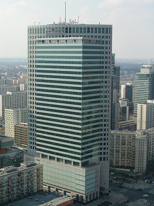 ワルシャワ駐在代表事務所が入居する建物