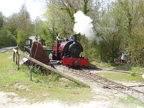 0-4-0ST 2067/1917 アンバーリー博物館鉄道の陶器線路の「ピーター」。