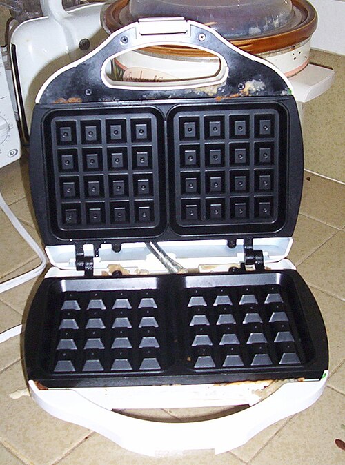 北米のベルギースタイルのワッフル焼き器