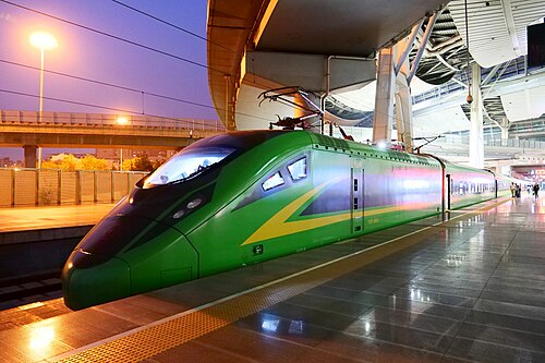 北京南駅のCR200J寝台列車