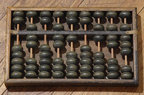 中国のそろばんの写真