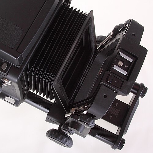 Fuji GX680III Professional にロングベローズを取り付ける