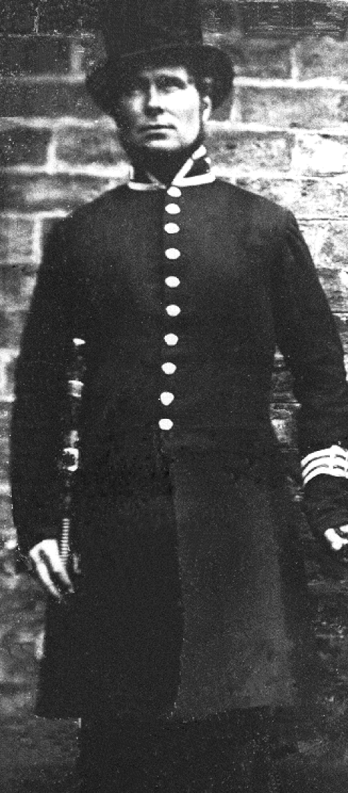 グラスゴー警察の巡査部長、氏名不詳、1854年