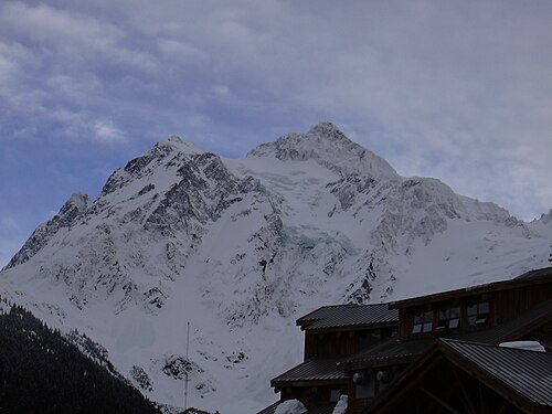 2003年ホワイトサーモンロッジから見たシュクサン山