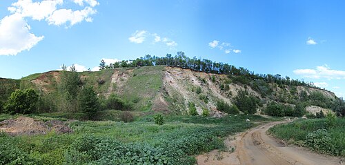 グリバノフスキー地区上部カラチャン露頭