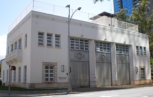 セントラル消防署（1934年）、建築家CWディッキー
