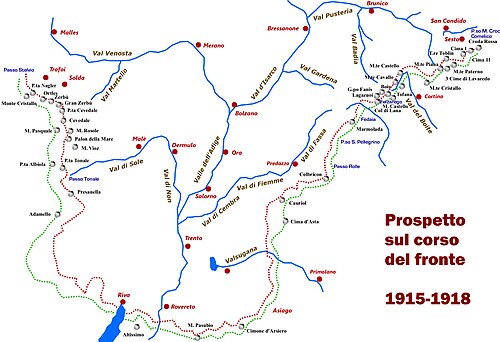 アルプス戦線、1915-1917年