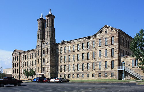 キャネルトン綿糸工場（1851年）、キャネルトン、インディアナ州