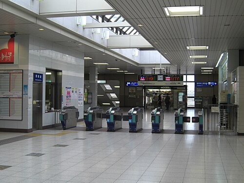 2009年10月の改札口