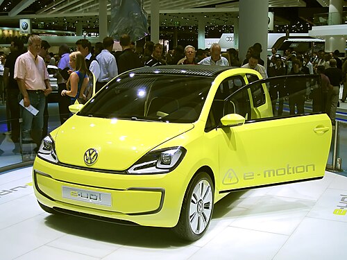 フォルクスワーゲンE-upコンセプトカー（2009年フランクフルトモーターショーにて展示）