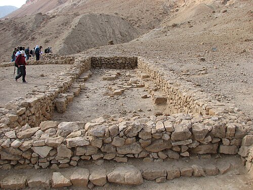エン・ゲディ自然保護区の南に位置する、銅器時代の神殿の遺跡。