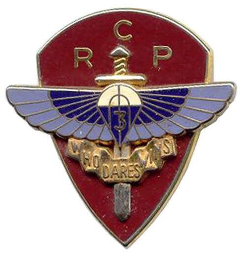 3e RCP (イギリス陸軍に所属していた当時のフランス第3特殊空挺部隊)。