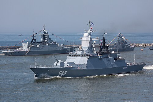 2018年7月30日、バルチースクでの海軍記念日のストイキイ。