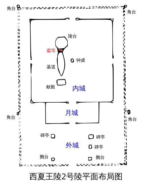 霊廟2の平面図
