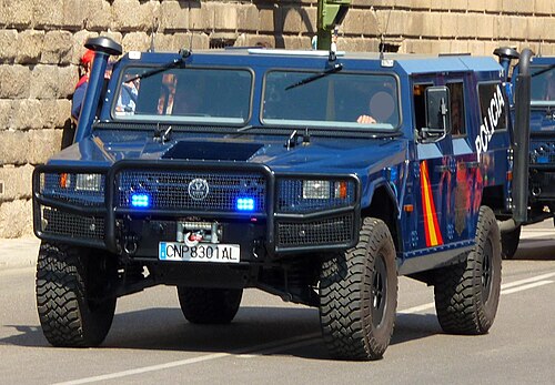 スペイン国家警察隊のURO VAMTAC