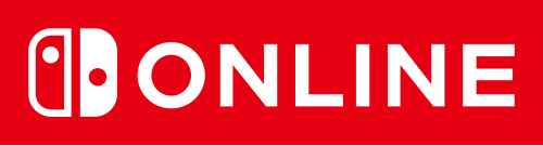 Nintendo Switch Onlineのロゴ。メインのNintendo Switchロゴと同様に、赤い背景にスタイリッシュな白いJoy-Conコントローラーが2つ配置されています。その横には白い文字で「ONLINE」と表示されています。