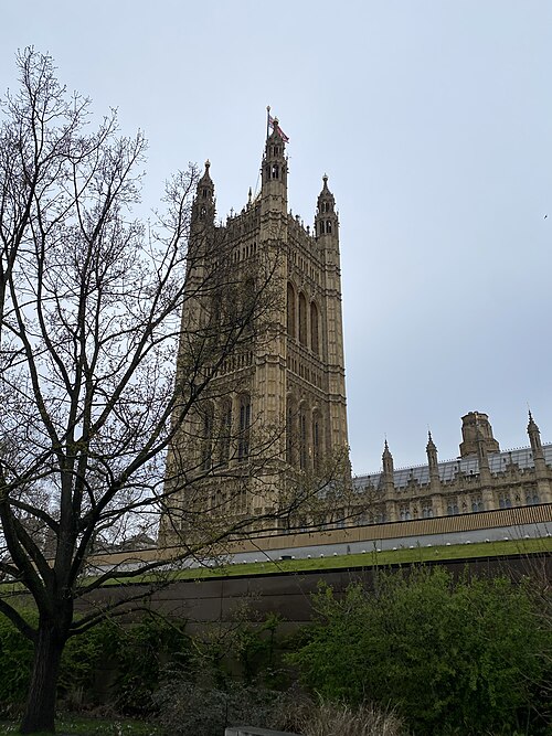 ロンドンのビクトリアタワー。