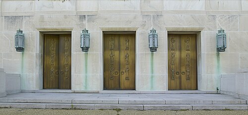 米国議会図書館ジョン・アダムズ館（1939年）東側入口