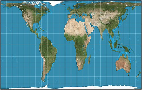 ガル・ピータース図法、等面積地図投影法