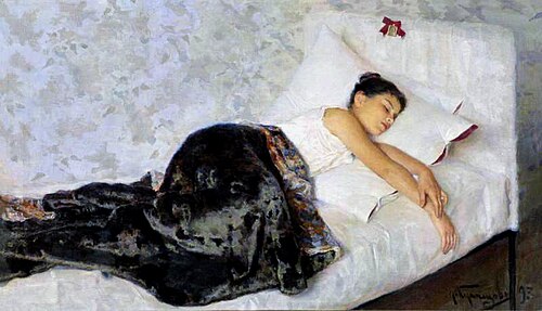 眠る少女、1893年
