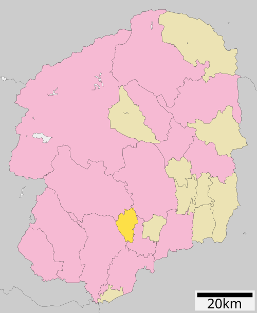 茨木県壬生町の位置