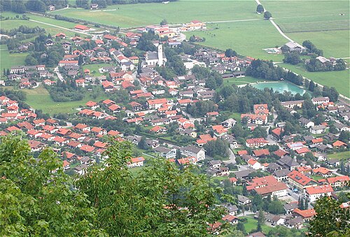Flintsbach seen from Petersberg