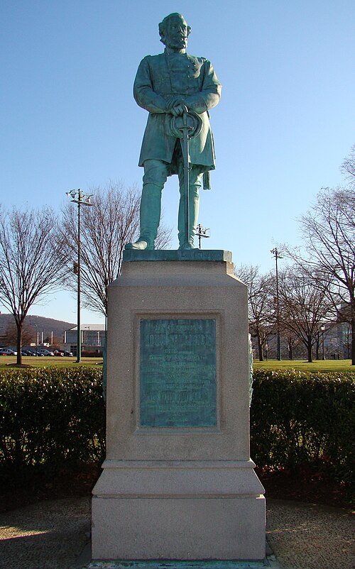 ジョン・セジウィック記念碑（1868年）、アメリカ陸軍士官学校、ウェストポイント、ニューヨーク。