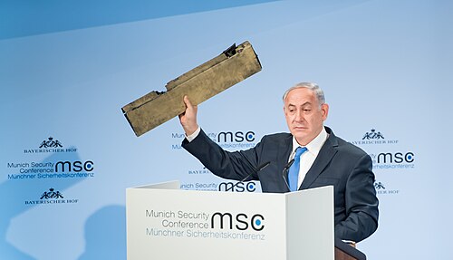 ネタニヤフ首相、イランの武装ドローンの一部を公開