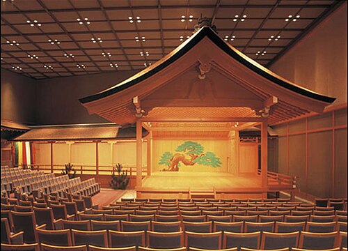 屋内屋根構造の近代的な能楽堂