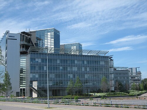 エスポーにある電子機器企業ノキアの旧本社
